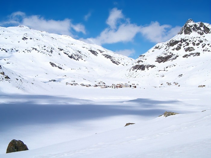 Montespluga in inverno