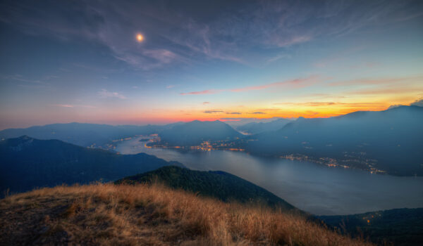 Alpe Giumello di notte