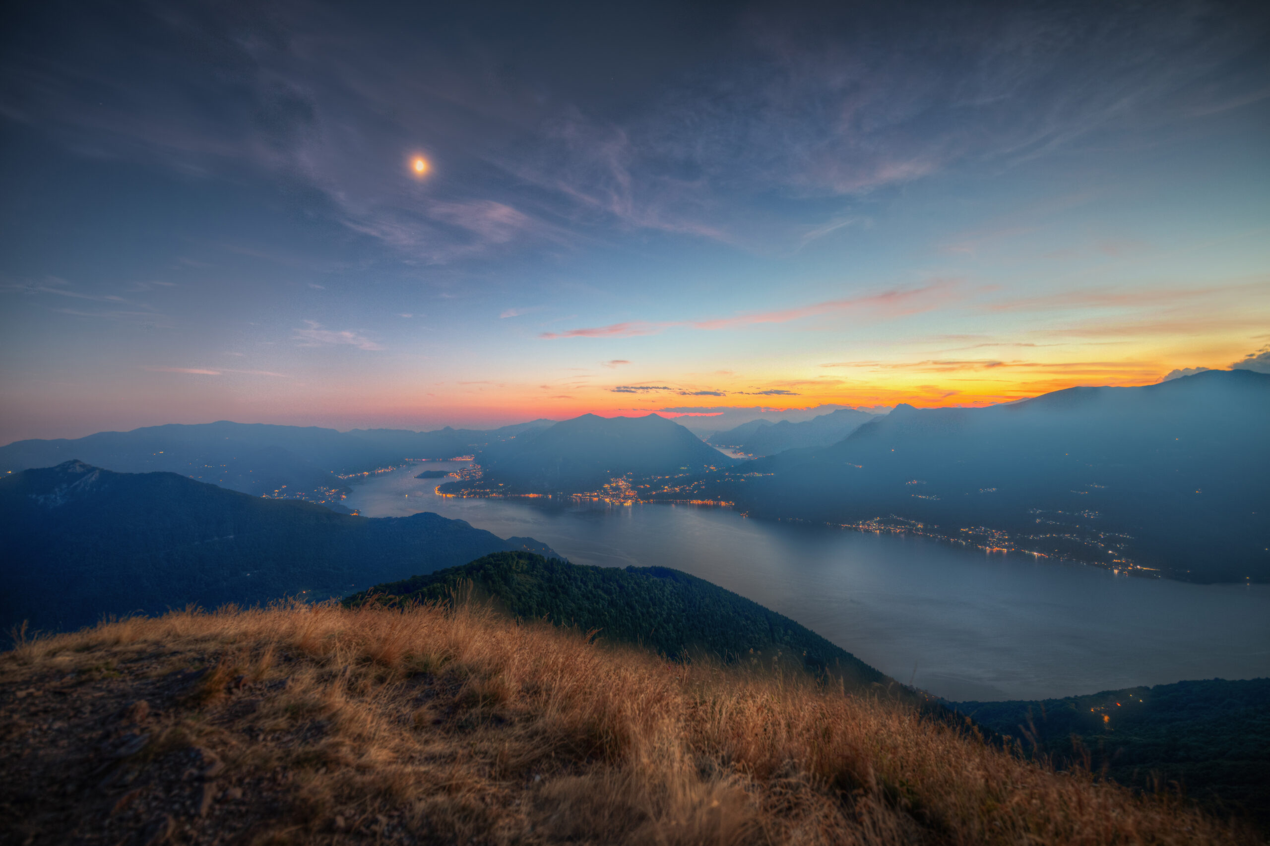 Alpe Giumello di notte