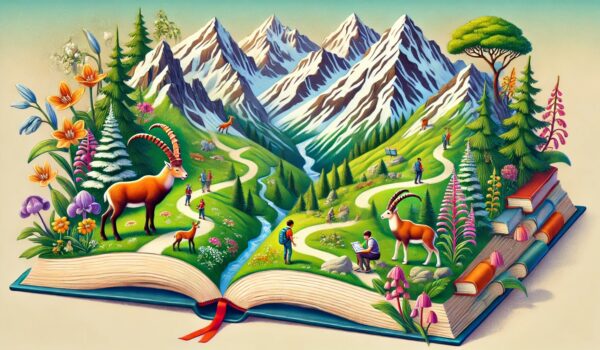 Illustrazione della Maratona di lettura CAI Cassano d'Adda